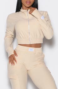 Bombshell Sportswear Cloud Crop Jacket