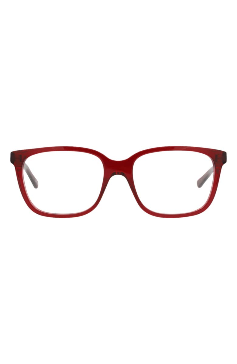 Balenciaga 53mm Square Optical Glasses, Main, color, 