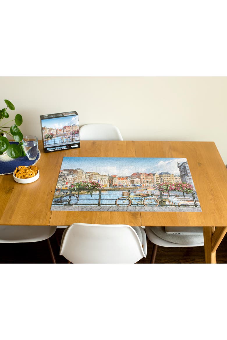 Afternoon in Amsterdam City 1000 Piece Jigsaw Puzzle, Alternate, color, Multi-Color