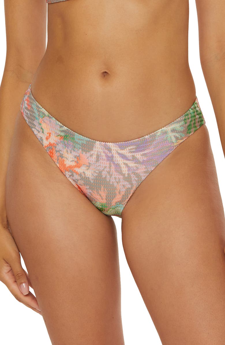 Becca Coral Reef Bikini Bottoms, Main, color, Coral Multi