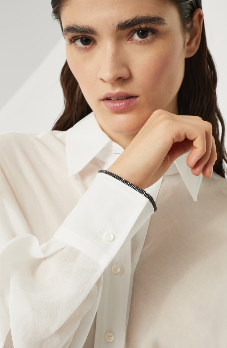 Brunello Cucinelli Organza shirt, Alternate, color,