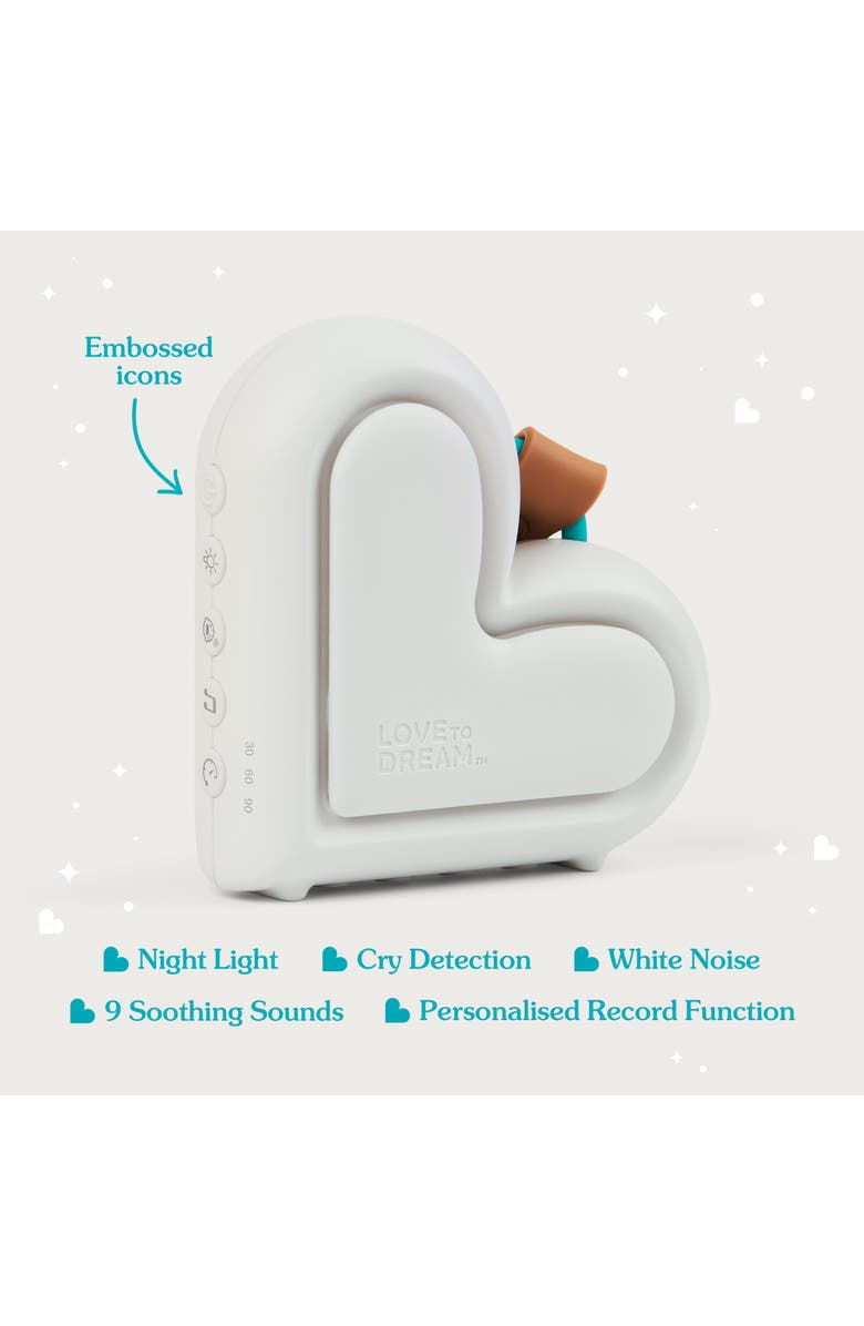 LOVE TO DREAM Portable Sleep Machine, Alternate, color, White
