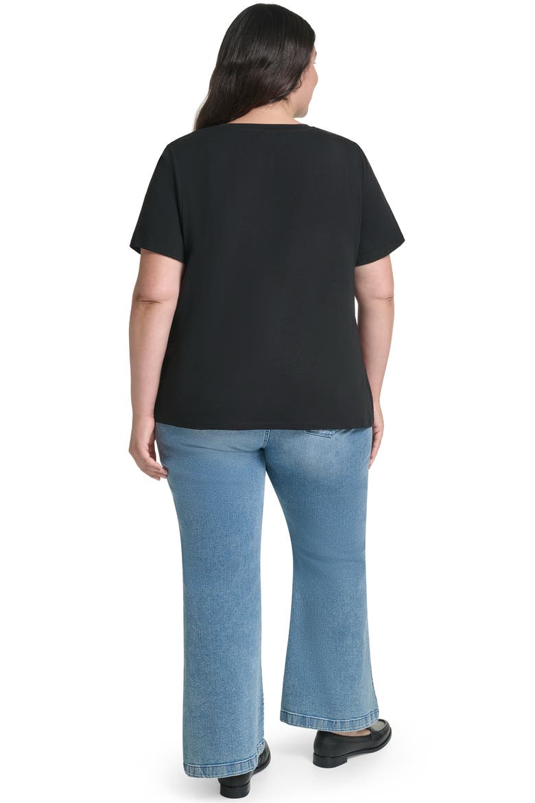 Placed Print Top, Alternate, color, CHERRY LACQUER COMBO