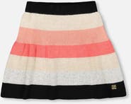 Deux par Deux Striped Knit Skirt