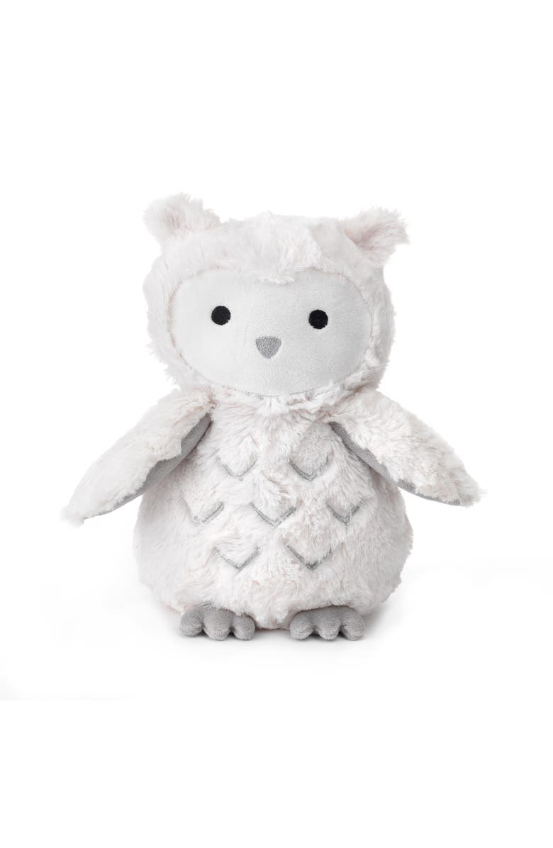 Lambs & Ivy Luna Plush Owl Stuffed Animal - Luna, Main, color, White