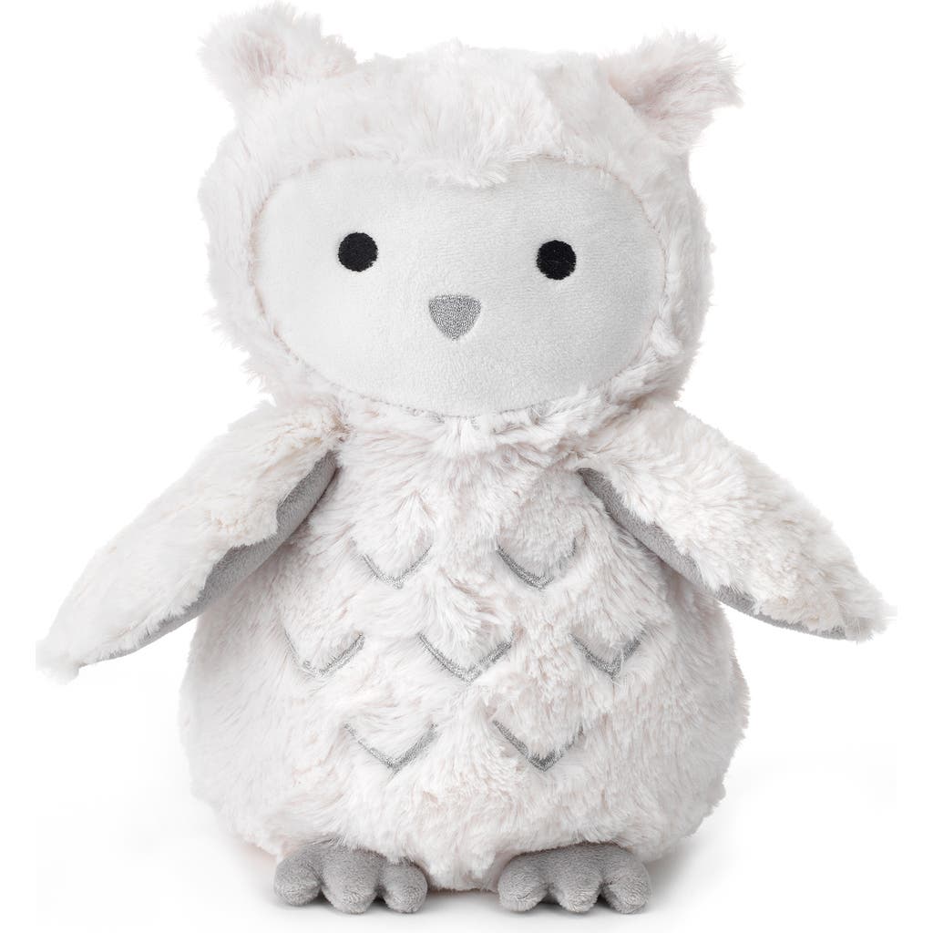 Lambs & Ivy Luna Plush Owl Stuffed Animal In White
