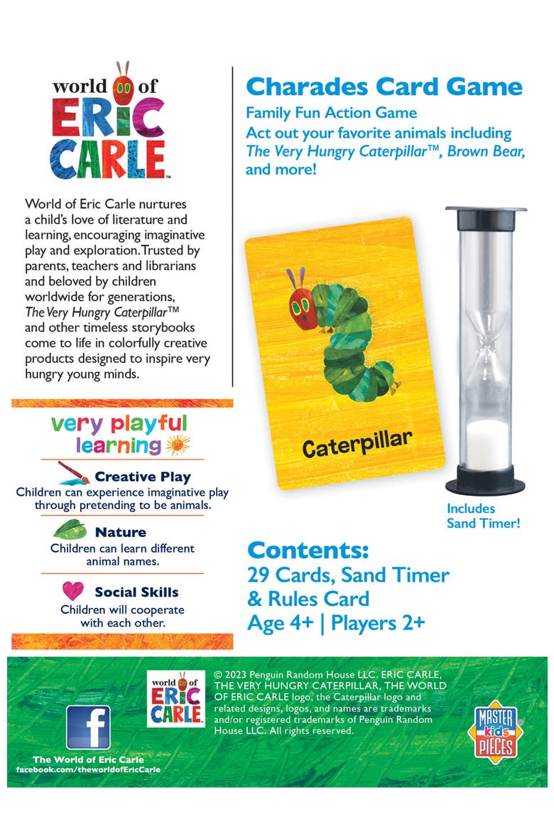 World of Eric Carle Charades Card Game, Alternate, color, Multicolor