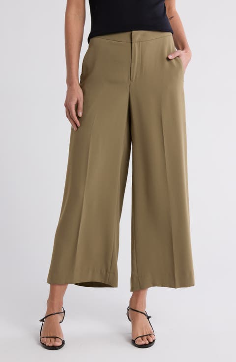 Crop Wide Leg Pants