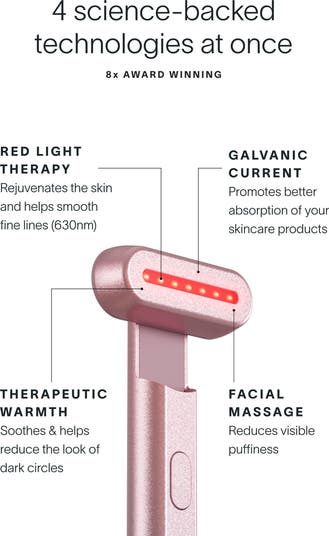 SOLA WAVE Advanced Skincare Wand with 2024 Red Light Therapy