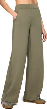 SPANX® Pintuck High Waist Wide Leg Pants