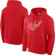 FANATICS Men's Fanatics Red Detroit Red Wings Decades Collection Tradition Fleece Pullover Hoodie