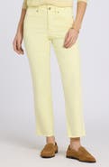 NYDJ Marilyn Frayed Ankle Straight Leg Jeans