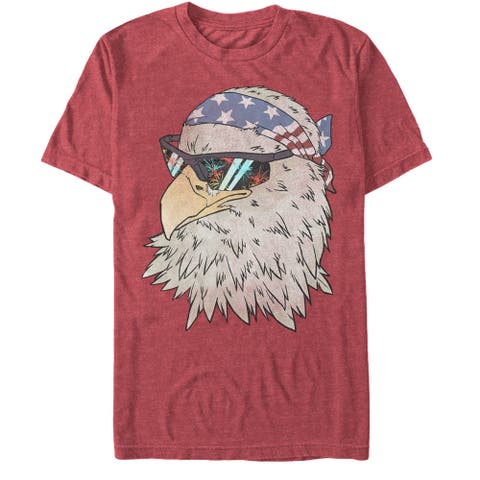 Men's Lost Gods Fourth of July  American Eagle in Bandana  Graphic T-Shirt