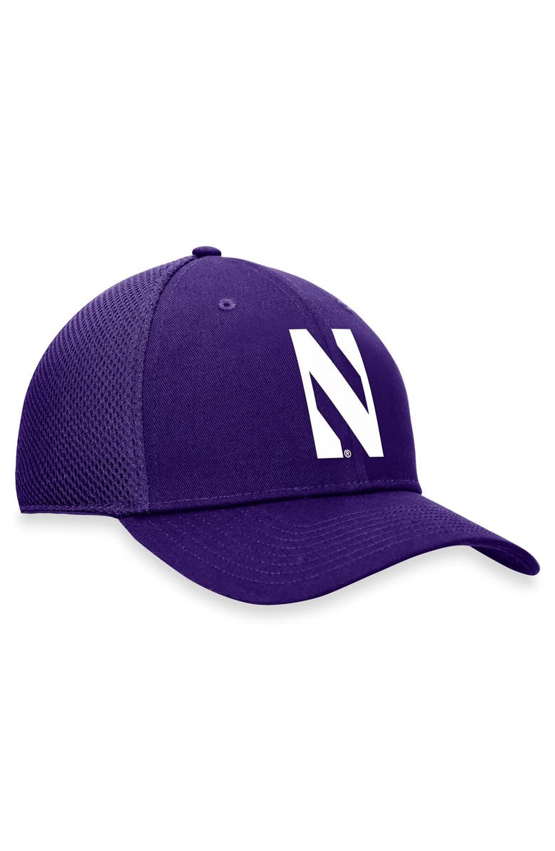 TOP OF THE WORLD Men's Top of the World Purple Northwestern Wildcats Spacer Flex Hat, Alternate, color, Purple