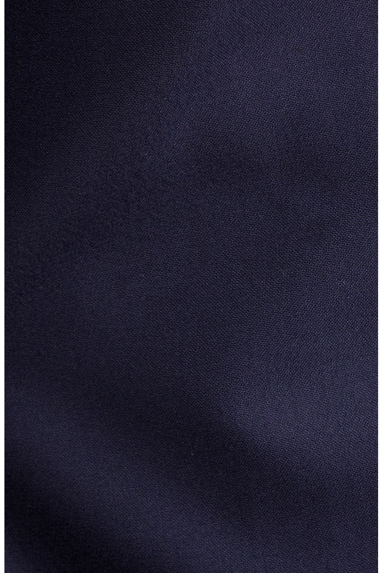 Three-Button Wool & Silk Blazer, Alternate, color, BLUE