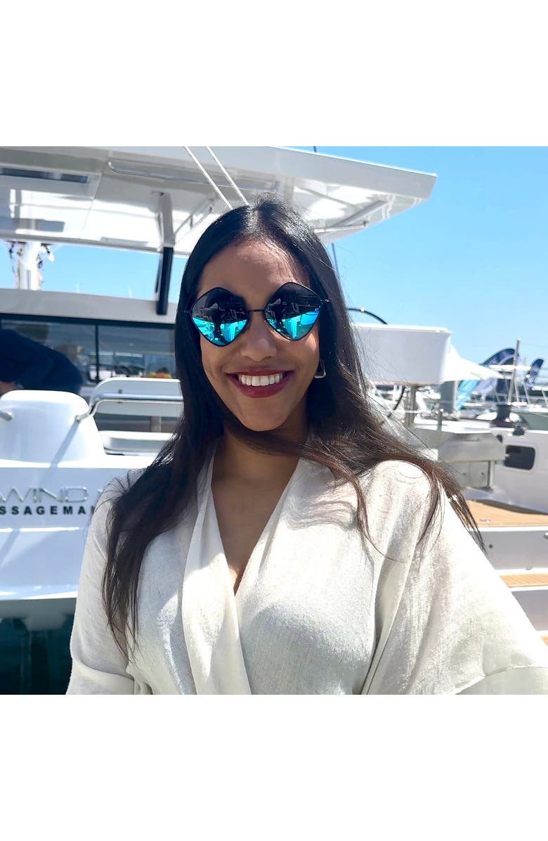 VULIWEAR ReVamp Polarized Sunglasses, Alternate, color, Bluu