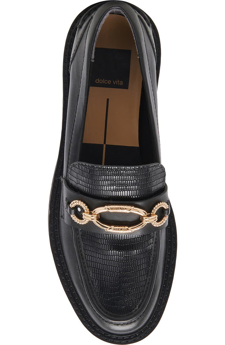Dolce Vita Mambo Platform Loafer, Alternate, color, Black Multi Leather