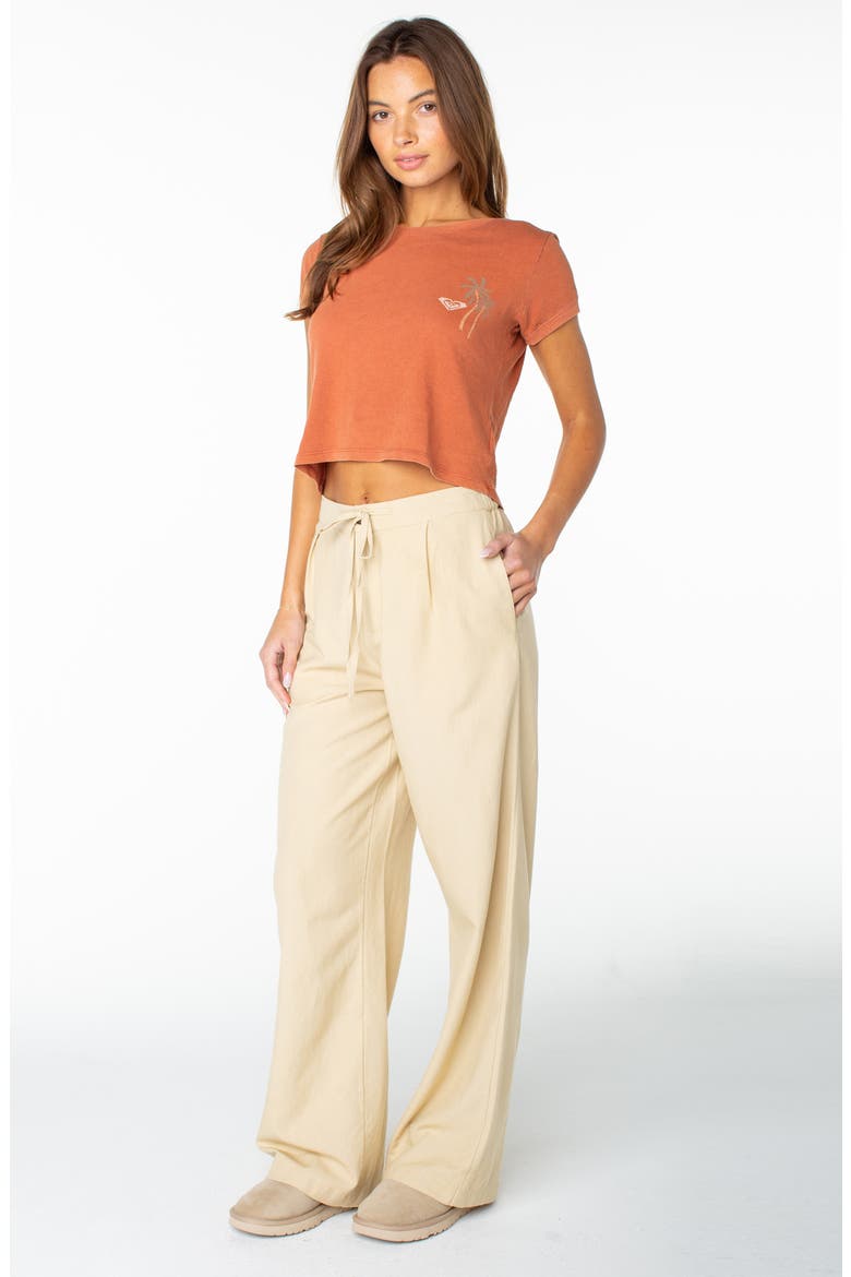Mavericks Pleated Wide Leg Trousers, Alternate, color, PEBBLE