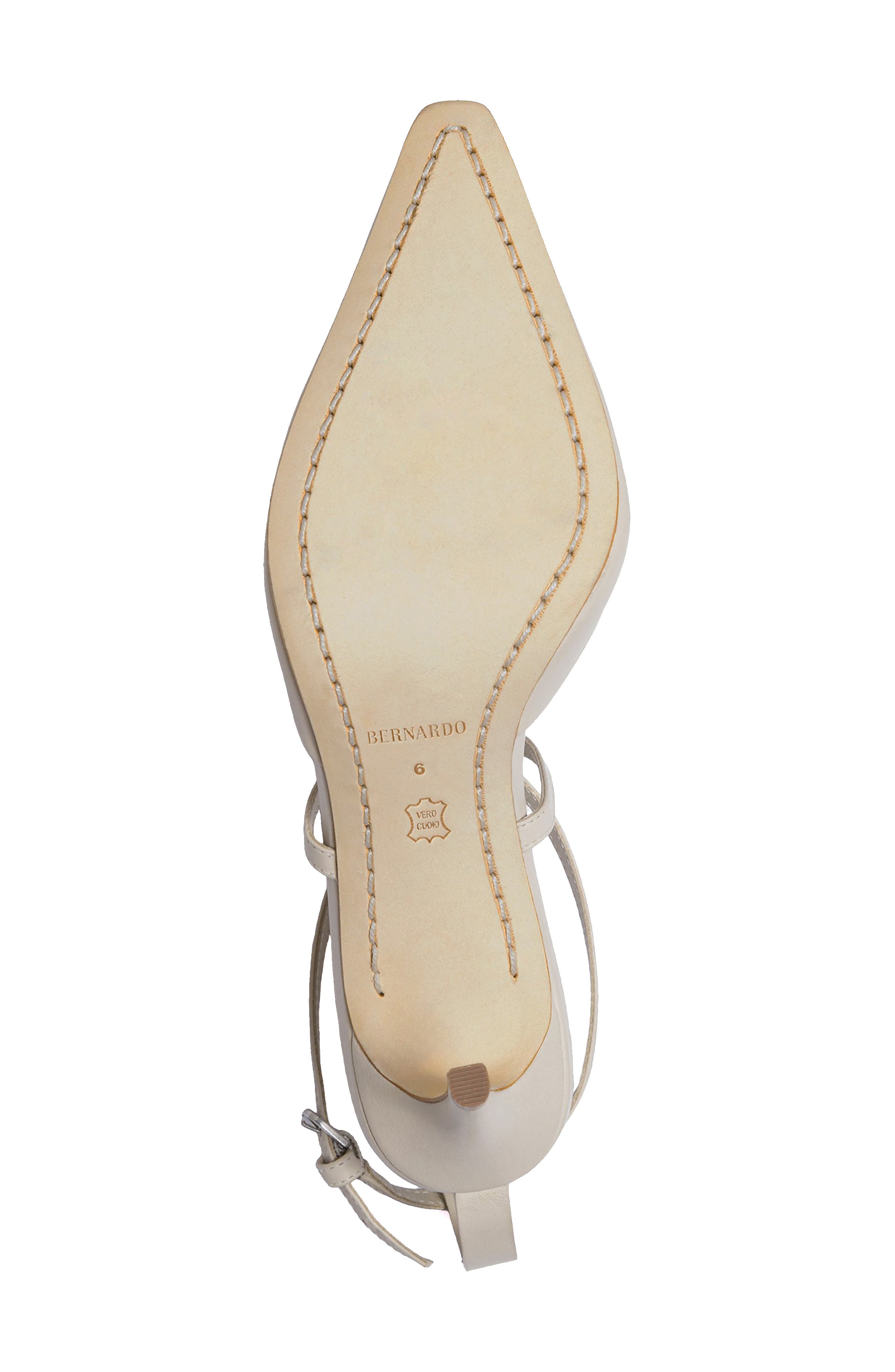 Yazmin Pointed Toe Pump, Alternate, color, ALMOND FLOWER GLOVE LEATHER