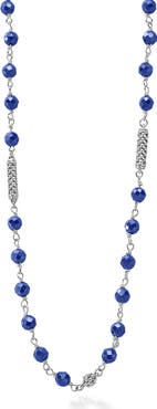 LAGOS Caviar Icon Ultramarine Ceramic Bead Necklace