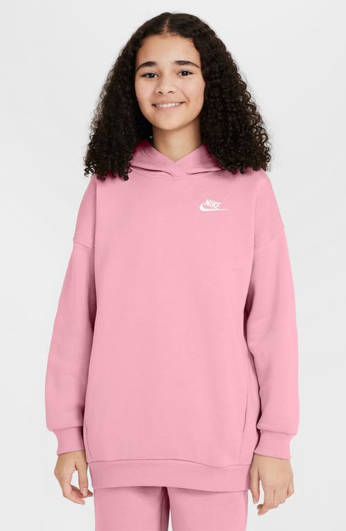 Nike Kids' Sportswear Fleece Hoodie In Pink