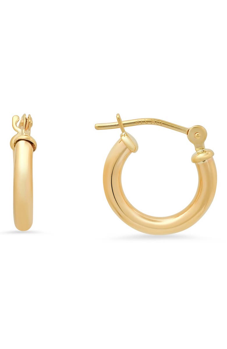 Queen Jewels 10K Gold Hoop Earrings, Main, color, 