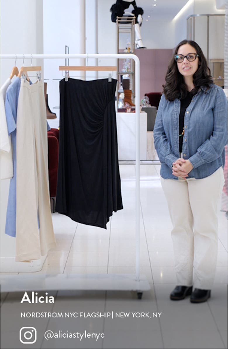 Asymmetric Midi Skirt, sales video thumbnail