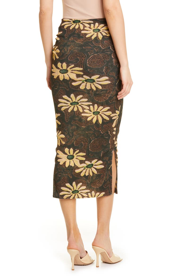 Sibi Maxi Skirt, Alternate, color, ARTE POVERA FLORAL BLACK
