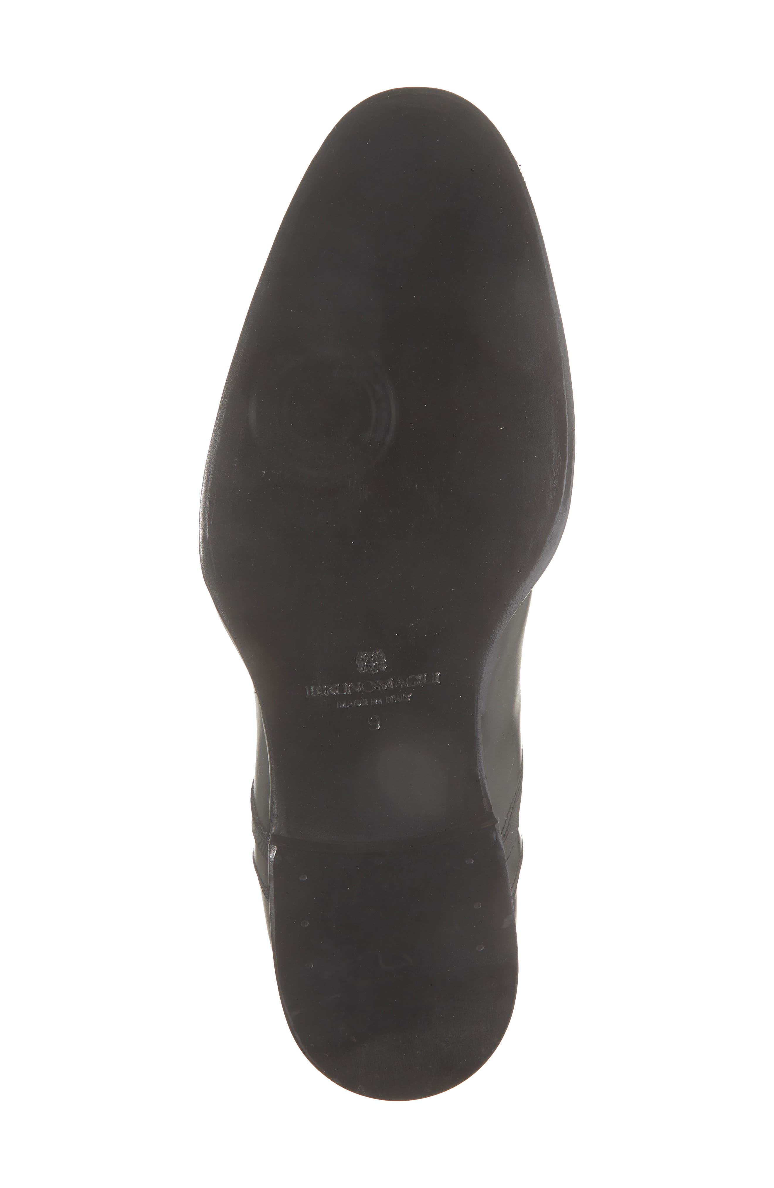 Sleek Plain Toe Oxford, Alternate, color, BLACK