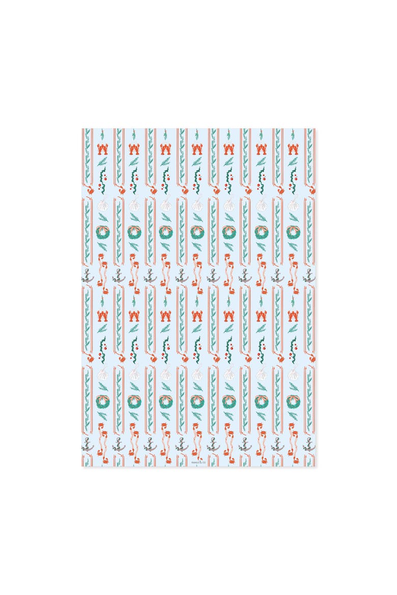 Two-Sided "A Pinch Of Holiday" Heavyweight Christmas/Holiday Gift Wrap, Alternate, color, Multicolored
