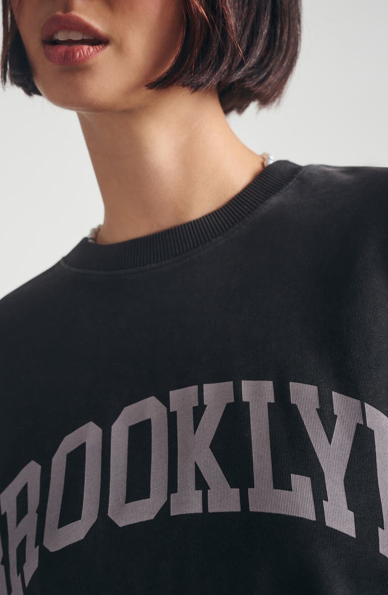 Brooklyn Industries Brooklyn Crewneck Sweatshirt, Alternate, color, Black