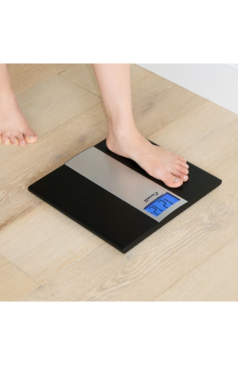ESCALI Ultra Slim Bathroom Scale, Alternate, color, Black/Stainless Steel