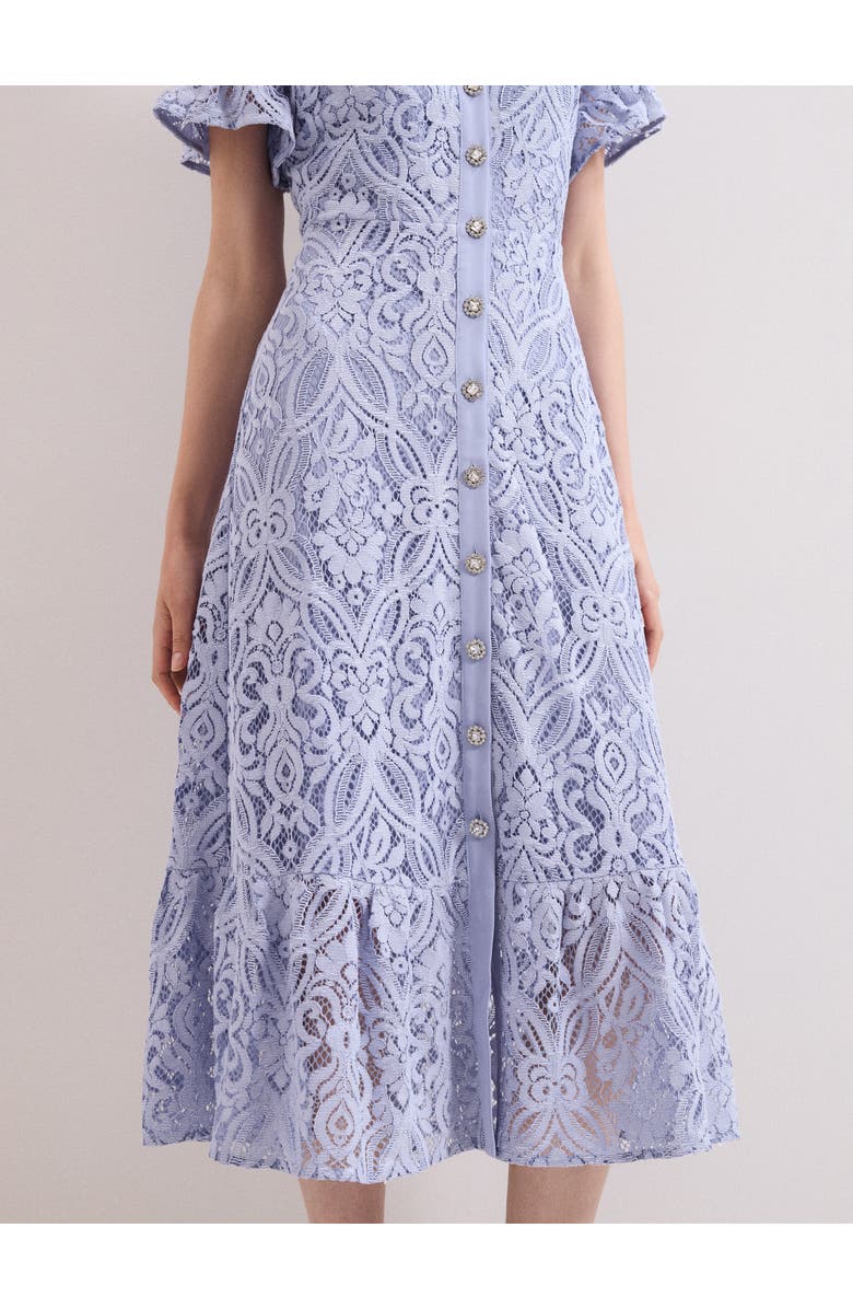 Phase Eight Carmine Lace Dress, Alternate, color, Pale Blue