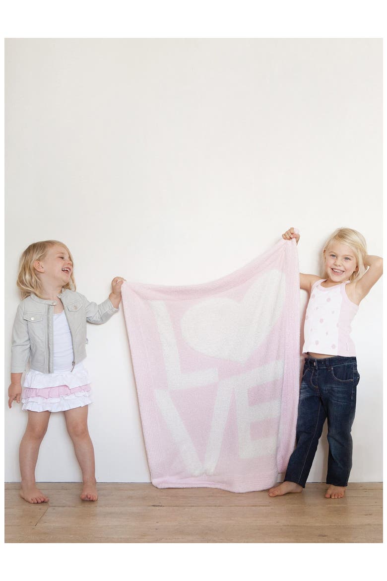 Love Dolce Knit Baby Blanket, Alternate, color, PINK