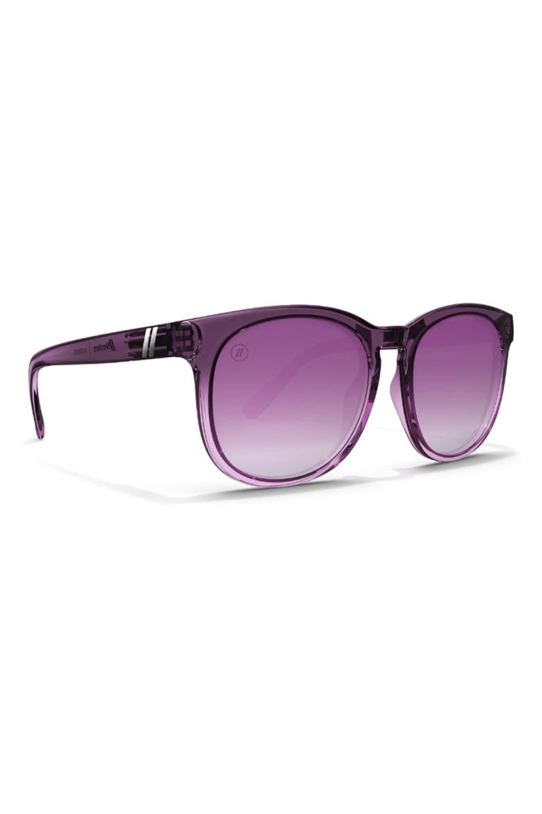 H-Series 54mm Polarized Round Sunglasses, Alternate, color, BERRY LOUD