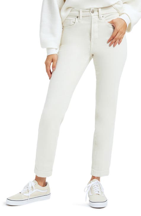 Good Classic High Waist Straight Leg Jeans (Bone 001) (Regular & Plus Size)