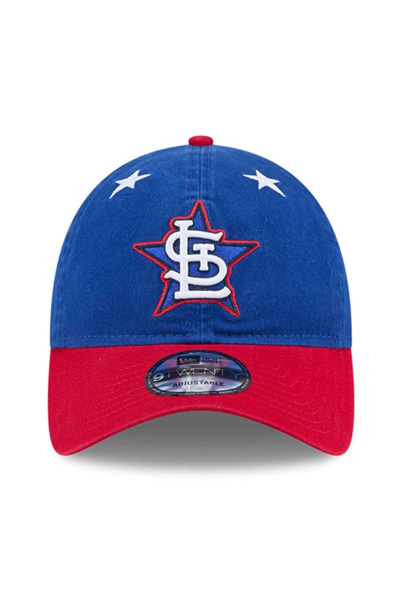 New Era Men's New Era Blue/Red St. Louis Cardinals 2025 MLB All-Star Game Workout 9TWENTY Adjustable Hat, Alternate, color, Blue