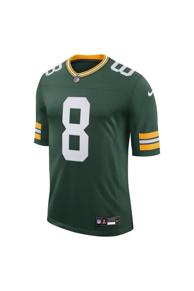 Men's Nike Josh Jacobs Green Green Bay Packers Vapor Untouchable Stitched Limited Jersey, Alternate, color, Green