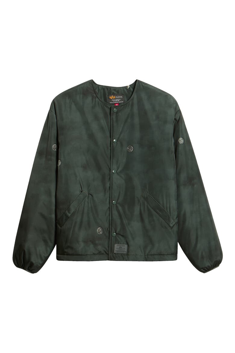 Reed Relaxed Liner Jacket, Alternate, color, DEEP FOREST PIN PRINT