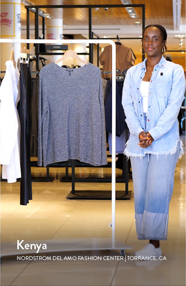 Marled Organic Cotton Roll Neck Sweater, sales video thumbnail