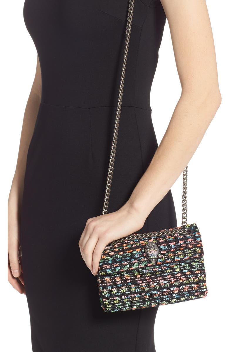 Kurt Geiger London Mini Kensington-X Tweed Shoulder Bag, Alternate, color,