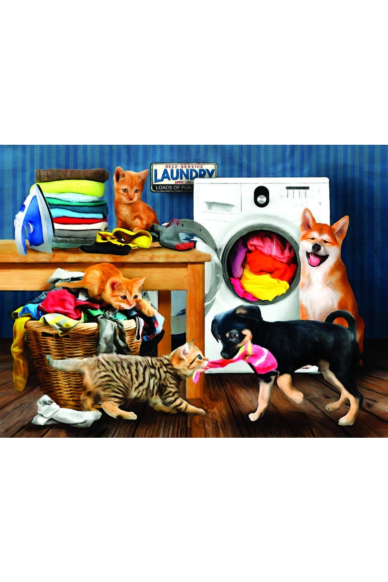 Laundry Room Laughs 300 piece Jigsaw Puzzle for Adults, Alternate, color, Multicolor
