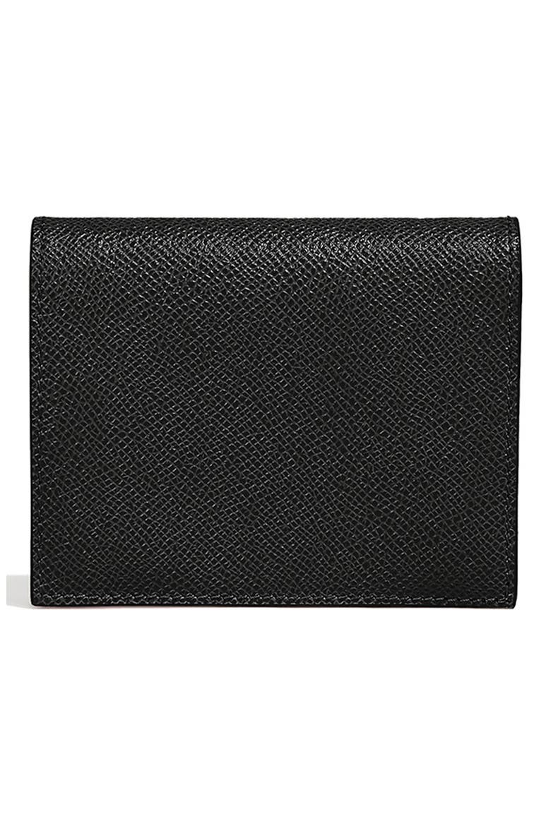 Gancini Leather French Wallet, Alternate, color, NERO