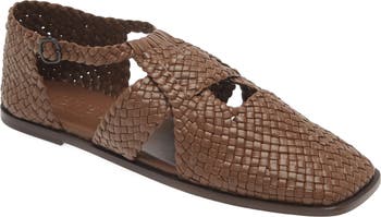 【HEREU】Serra woven-leather sandals HEREU Serra Woven Sandal (Women) | Nordstromrack