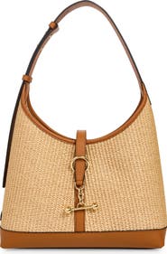 Strathberry Kite Raffia Hobo Bag