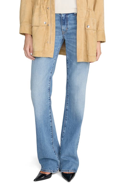 Frame The Off Duty Rodeo Bootcut Jeans In Blue