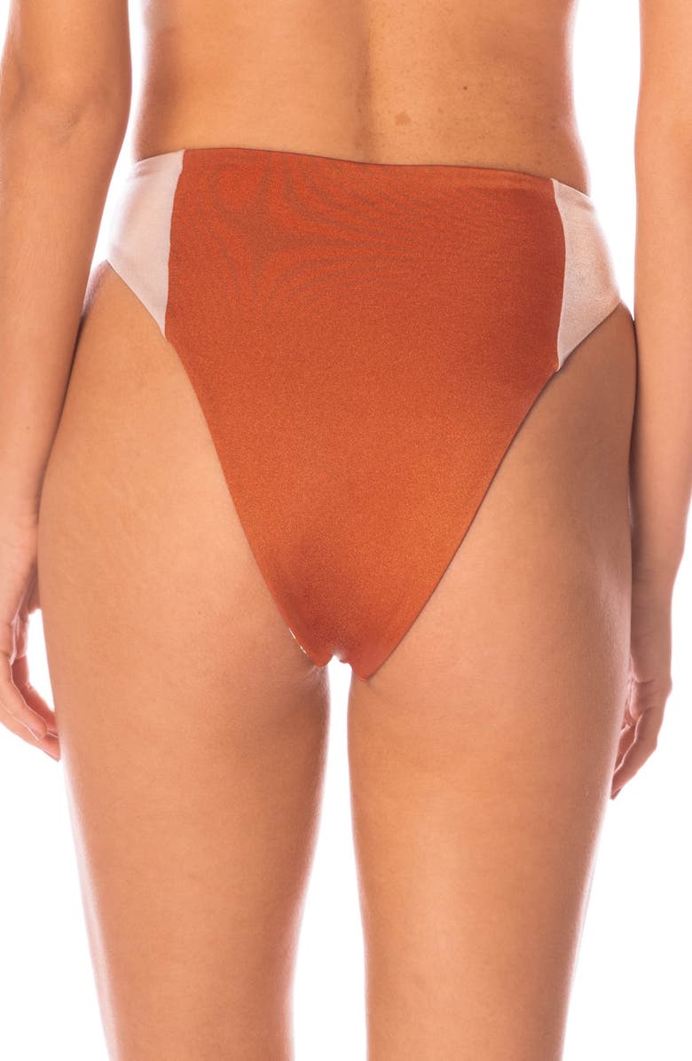 Maaji Chai Latte Chestnuts Suslik Reversible Bikini Bottoms, Alternate, color,