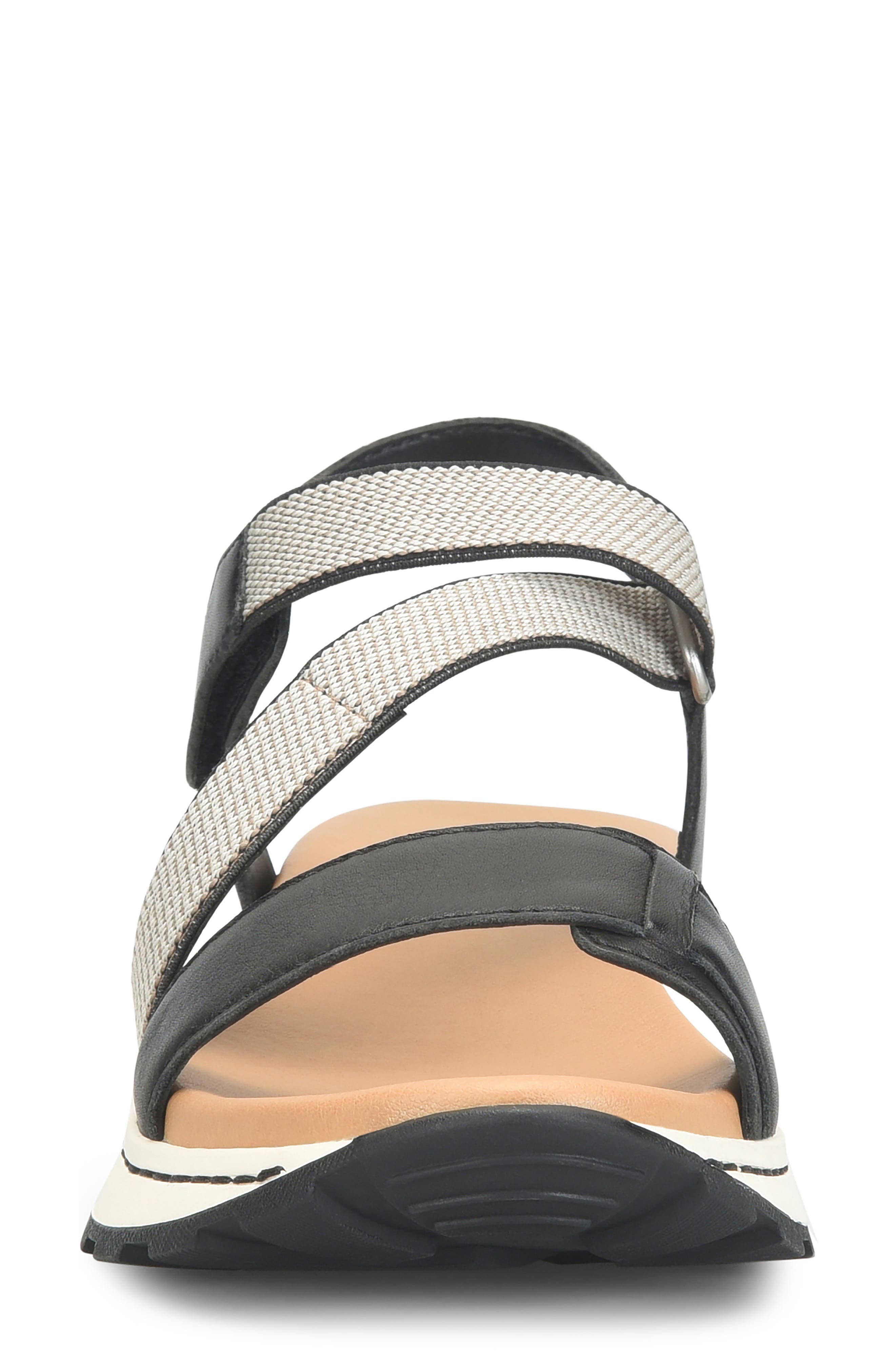 Børn Mady Wedge Sandal, Alternate, color, Black Combo