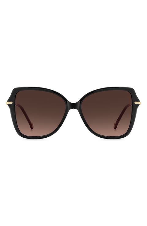 Her 56mm Gradient Butterfly Sunglasses