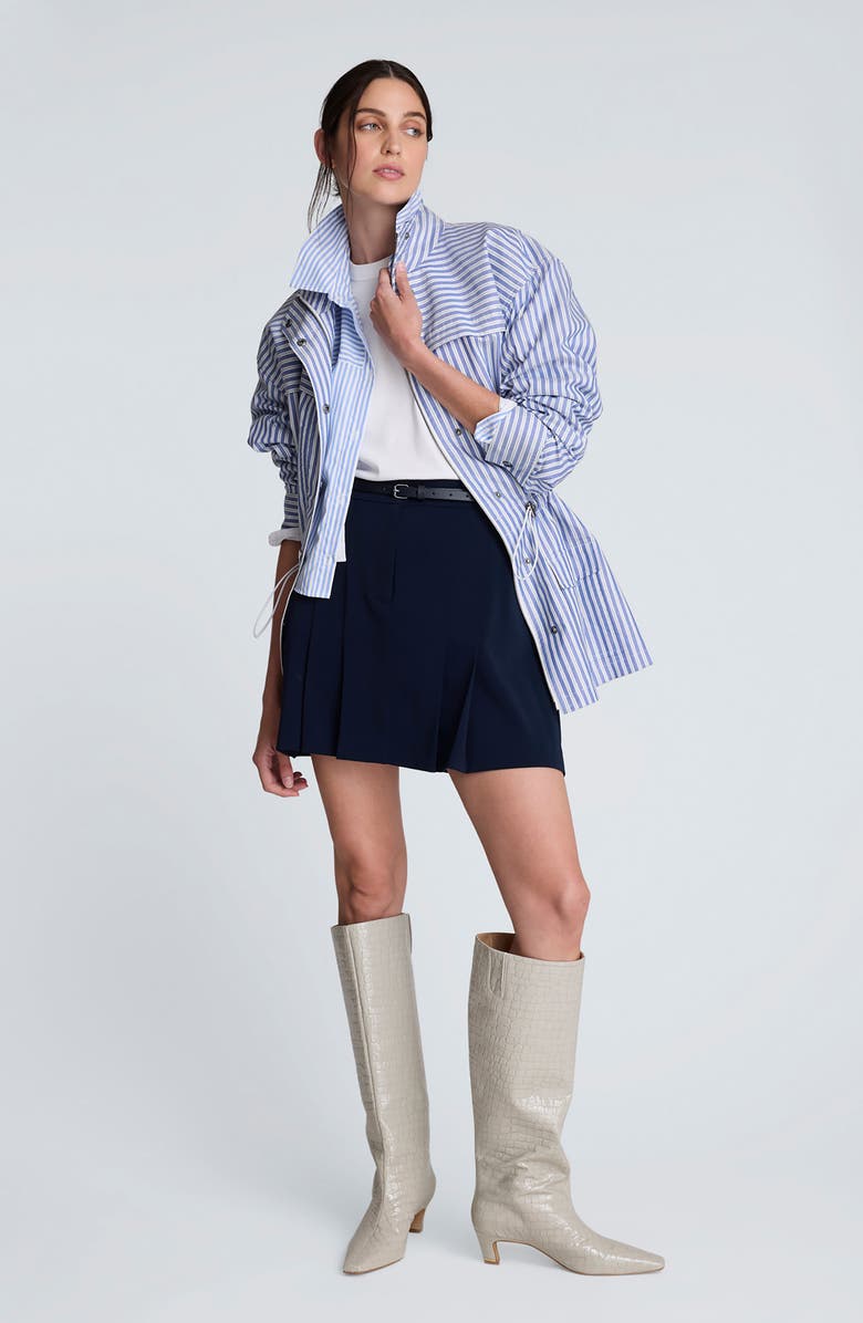 Kenneth Cole Pleat Miniskirt, Alternate, color,